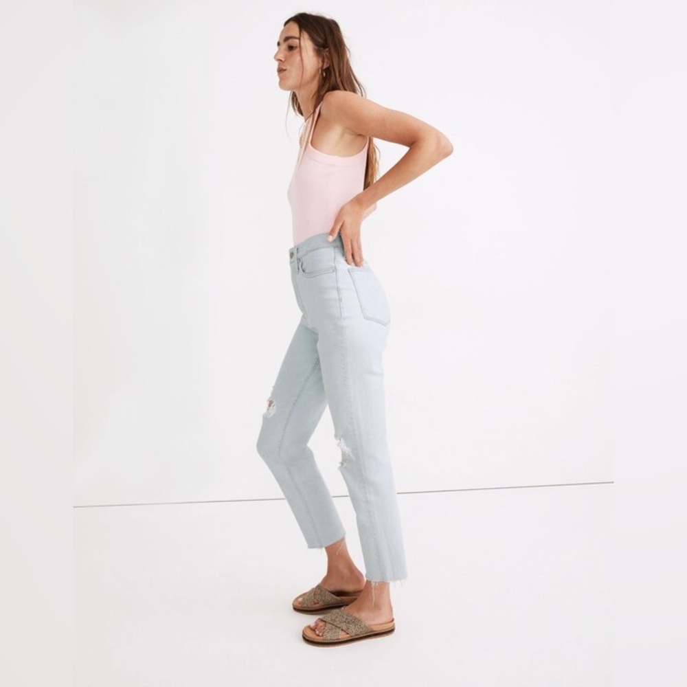 MADEWELL The Momjean in Harman Wash: Raw-Hem Edition